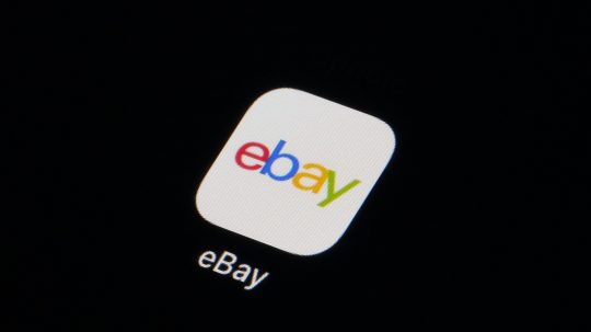 Na snímke logo spoločnosti eBay