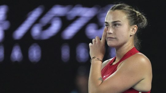 Na snímke bieloruská tenistka Arina Sobolenková.