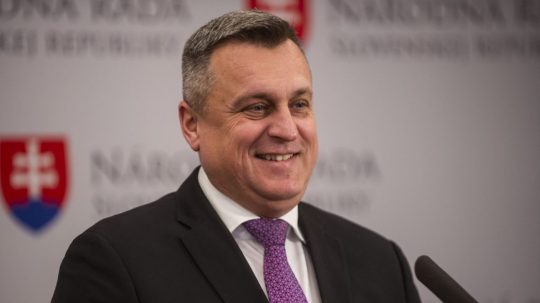Na snímke prezidentský kandidát Andrej Danko.