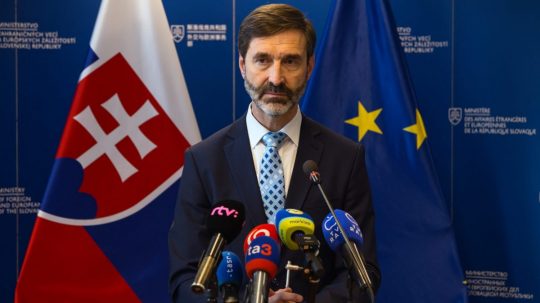 Minister zahraničných vecí Juraj Blanár.