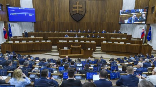 Plénum Národnej rady Slovenskej republiky.