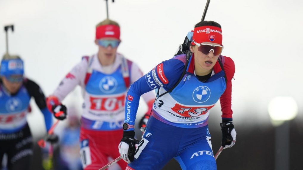 Slovenská biatlonistka Zuzana Remeňová.