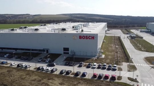 Závod Bosch pri Prešove.