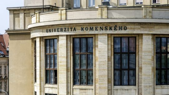 Na snímke Univerzita Komenského.