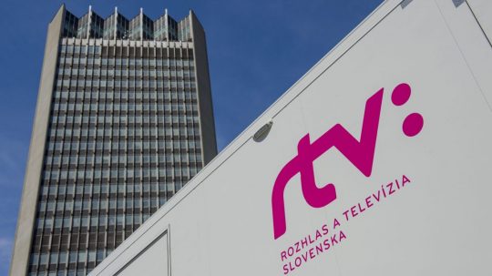 Televízny prenosový voz RTVS.