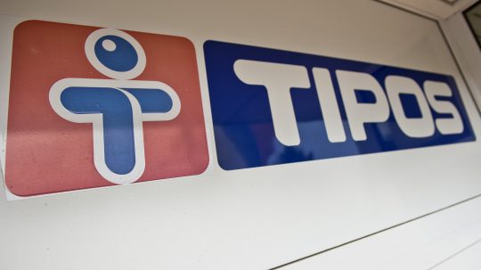 Na snímke logo spoločnosti TIPOS.