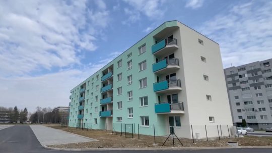 Nové nájomné byty v Trebišove.