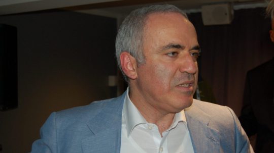 Na snímke ruský šachista Garri Kasparov.