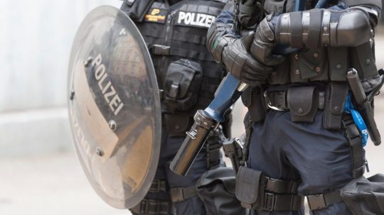 Polícia v Zürichu.