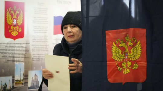 Ruska odovzdala svoj hlas v prezidentských voľbách