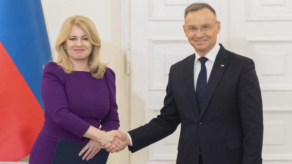 Z. Čaputová sa stretla s poľským prezidentom A. Dudom. Prevzala si najvyššie poľské štátne vyznamenanie