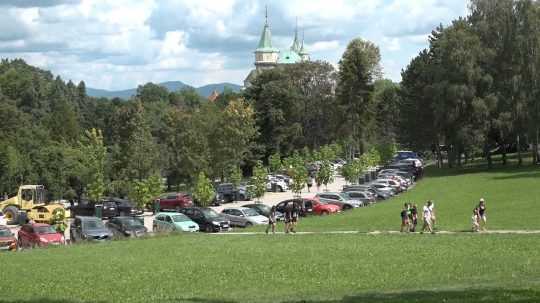 parkovisko pri Bojnickom zámku