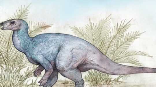 Na snímke Chakisaurus.