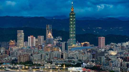 Na ilustračnej snímke mesto v Taiwane Taipei.