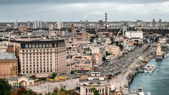 Ilustračná snímka Kyjevu.