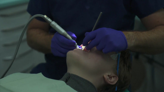 Snímka z ambulancie zubára.