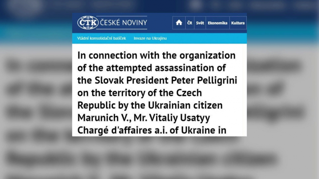 Na web Českej tlačovej kancelárie útočili hekeri. Zverejnili aj správu o zmarenom atentáte na P. Pellegriniho