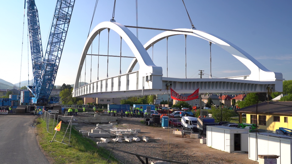Nový most v Ilave.