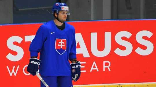 Na snímke slovenský hokejista Viliam Čacho.