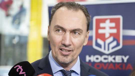 Na snímke prezident Slovenského zväzu ľadového hokeja (SZĽH) Miroslav Šatan.
