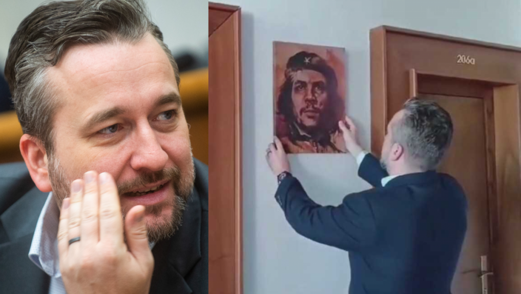 NAKA už nevyšetruje Ľuboša Blahu za vyvesenie obrazu Che Guevaru