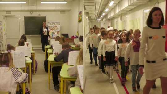 V Charkove otvorili prvú podzemnú školu.