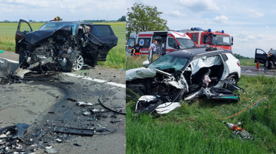 Čelná zrážka dvoch áut v okrese Dunajská Streda si vyžiadala jednu obeť.