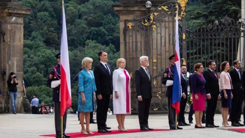 Ã„ÂŒeskÃƒÂ½ prezident Petr Pavel prijal prezidentku SR Zuzanu Ã„ÂŒaputovÃƒÂº na PraÃ…Â¾skom hrade.