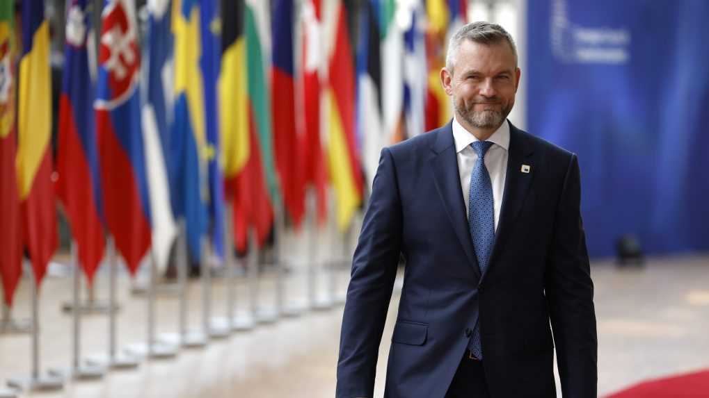 Slovenský prezident Peter Pellegrini prichádza na summit EÚ v Bruseli.