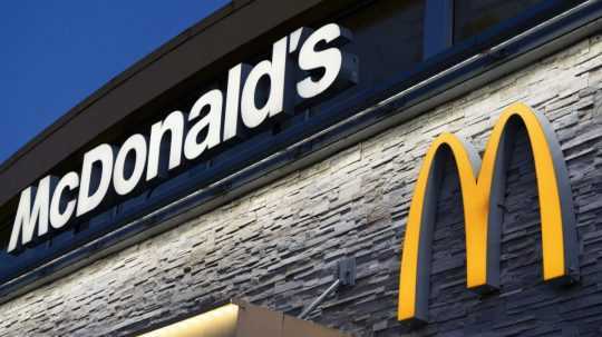 Logo spoločnosti McDonald's.