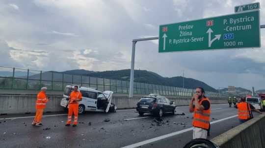 Nehoda na diaľnici D1.