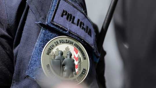 Ilustrační snímka príslušníka poľskej polície.
