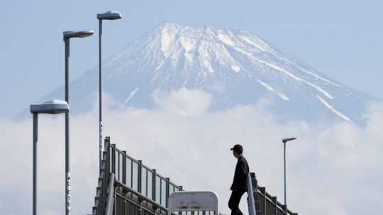 Ilustračná snímka výhľadu na horu Fuji.