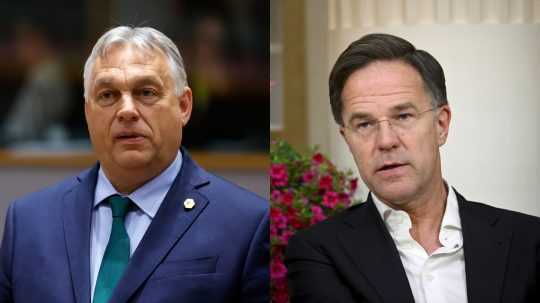 Orbán a Rutte