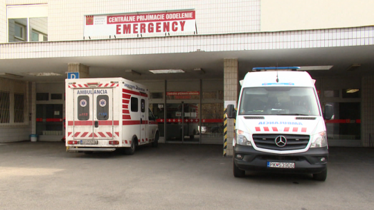 Urgentný príjem Univerzitnej nemocnice Bratislava.
