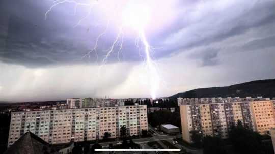 Supercelárna búrka v Košiciach
