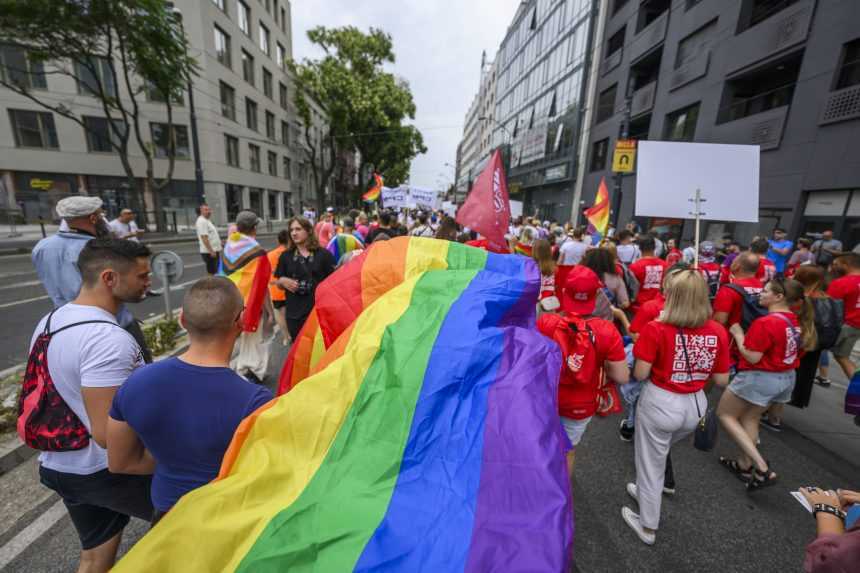 FOTO Dúhový Pride v Bratislave upozornil na rozmanitosť kultúry. Konal sa aj pochod Hrdí na rodinu