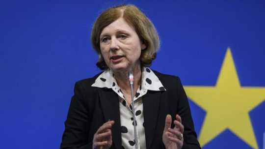 Na snímke podpredsedníčka Európskej komisie a komisárka pre hodnoty, transparentnosť a spravodlivosť Věra Jourová.