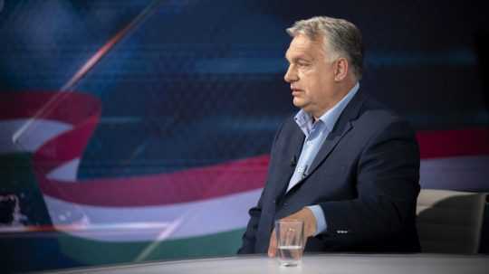 Na snímke Viktor Orbán.