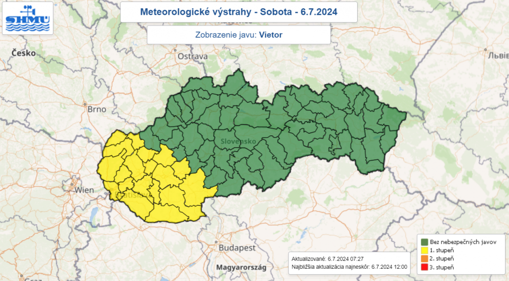 VÃƒÂ½straha pred bÃƒÂºrkami v sobotu 6. jÃƒÂºla.