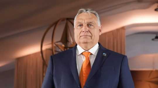 Na snímke Viktor Orbán.