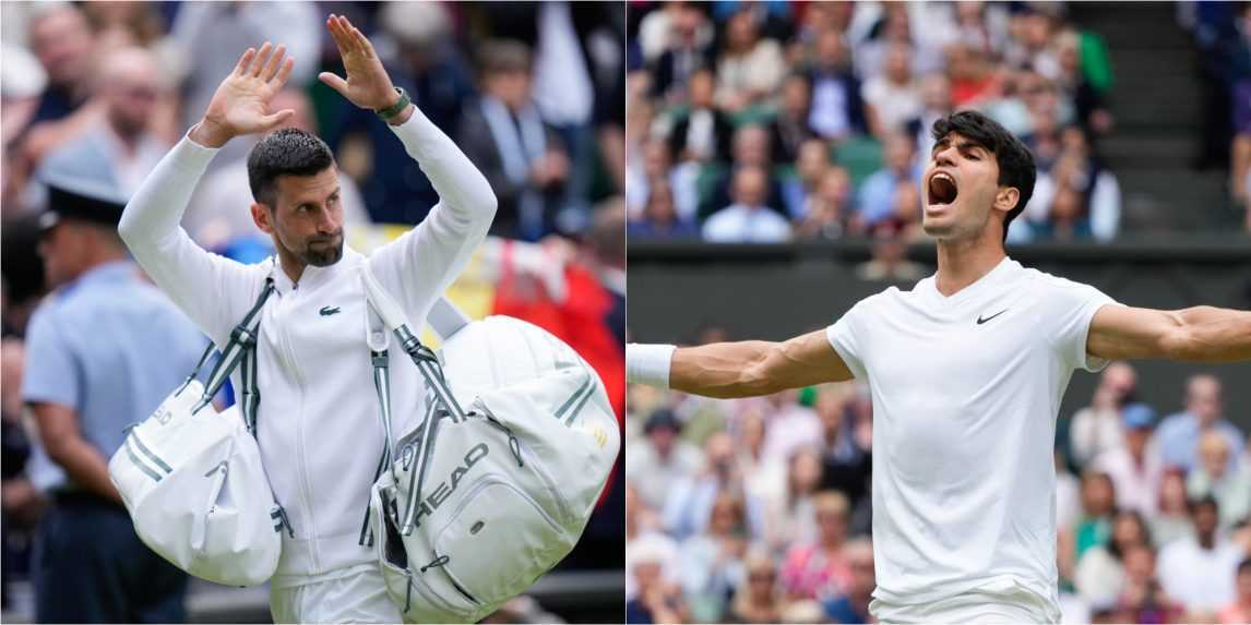 Vo finále Wimbledonu sa stretnú Carlos Alcaraz a Novak Djokovič