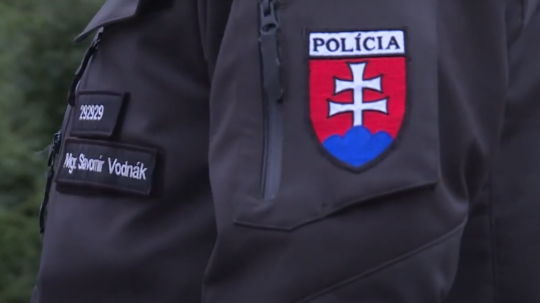 Na snímke policajt v uniforme.