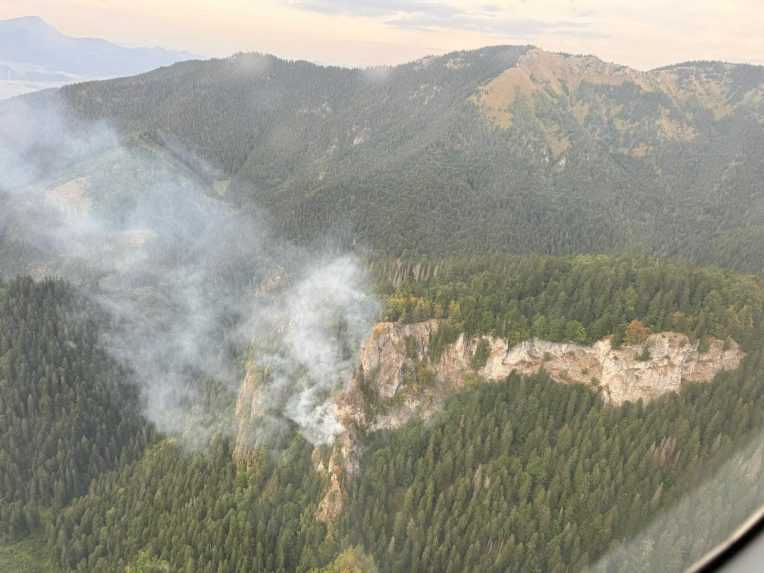 V Ludrovskej doline na severnej strane NÃƒÂ­zkych Tatier vypukol poÃ…Â¾iar.