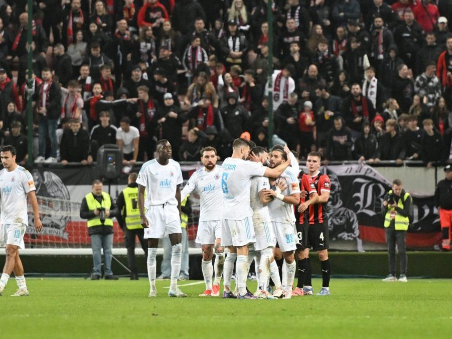 Niké liga: Najväčšie slovenské derby ovládol Slovan. Trnava utrpela prvú ligovú prehru v ročníku