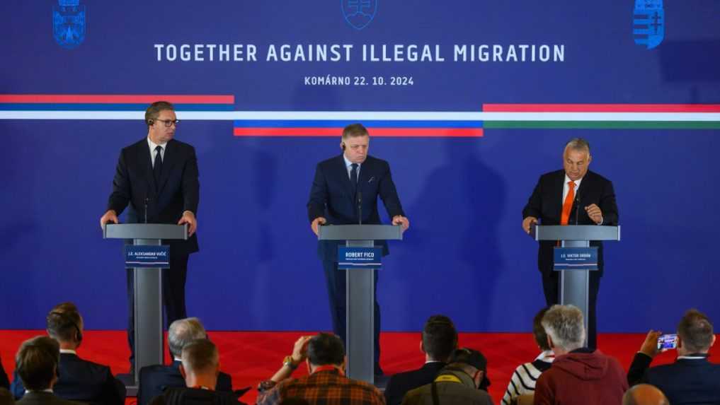 R. Fico po rokovaní v Komárne: EÚ nepotrebuje redistribúciu migrantov, ale ochranu vonkajších hraníc