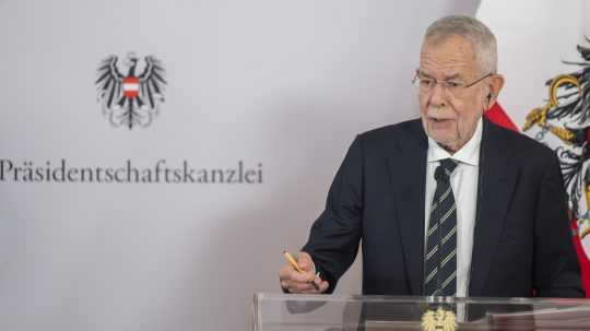 Rakúsky spolkový prezident Alexander Van der Bellen.