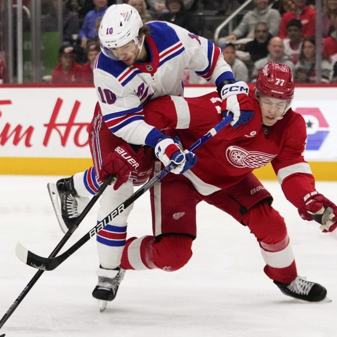 NHL: Rangers so štvorbodovým Panarinom i Trocheckom vyhrali na ľade Detroitu. Slováci nebodovali