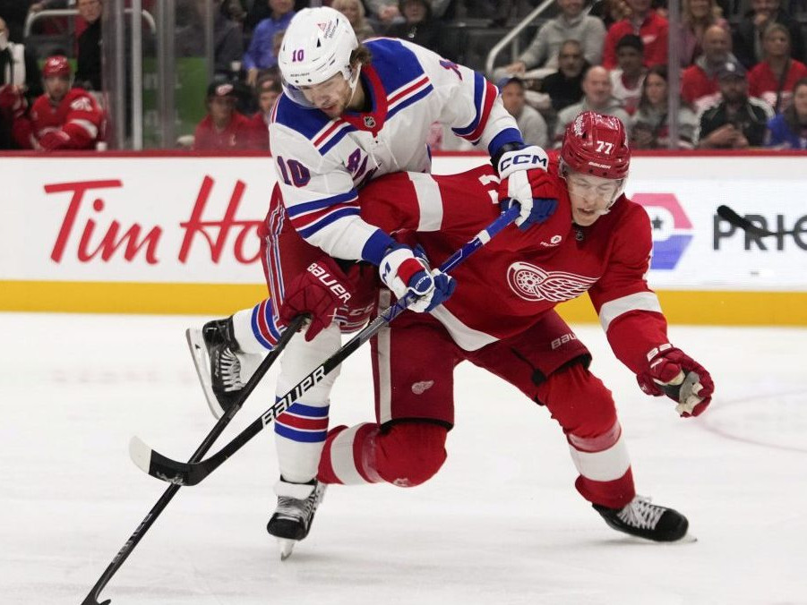 NHL: Rangers so štvorbodovým Panarinom i Trocheckom vyhrali na ľade Detroitu. Slováci nebodovali