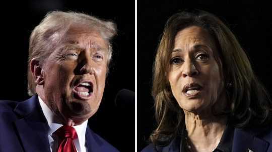 Donald Trump a Kamala Harrisová.